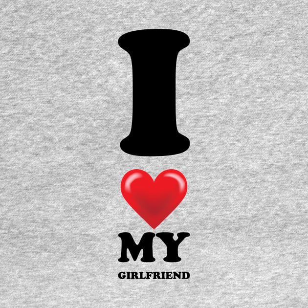 I love my girlfriend vertical heart by downundershooter